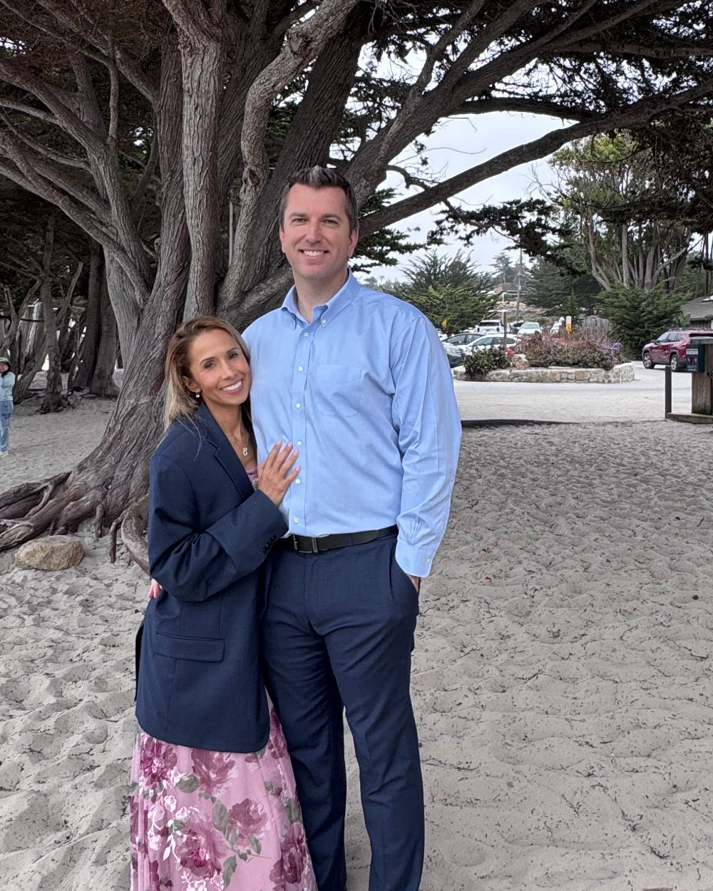 Michael Noffsinger with his wife